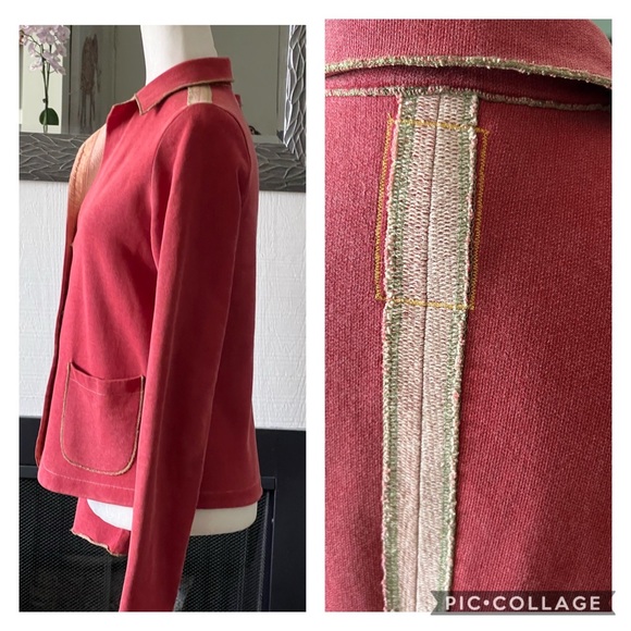 burning torch jacket M one button cotton - Picture 7 of 11